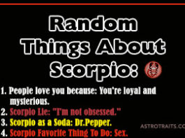 Random Things About Scorpio Zodiac Sign