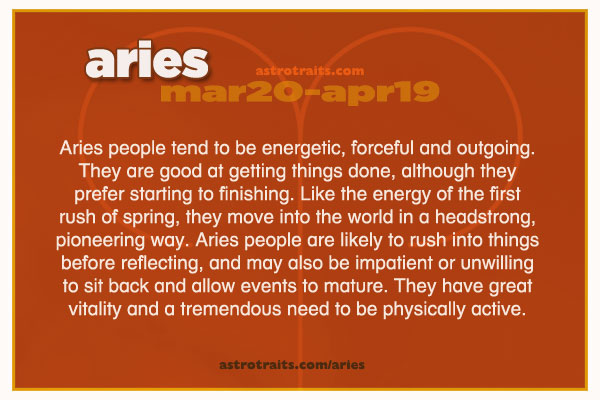 Aries -The Ram ♈ : Everything About ARIES Zodiac Sign